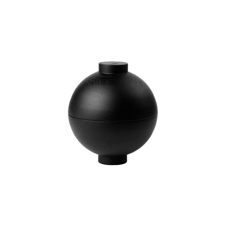 Wooden Sphere skål XL Ø16x18 cm, Svart Kristina Dam Studio