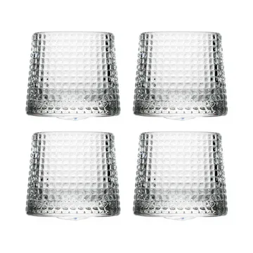 La Rochère Blossom whiskyglas 16 cl 4-pack Klar