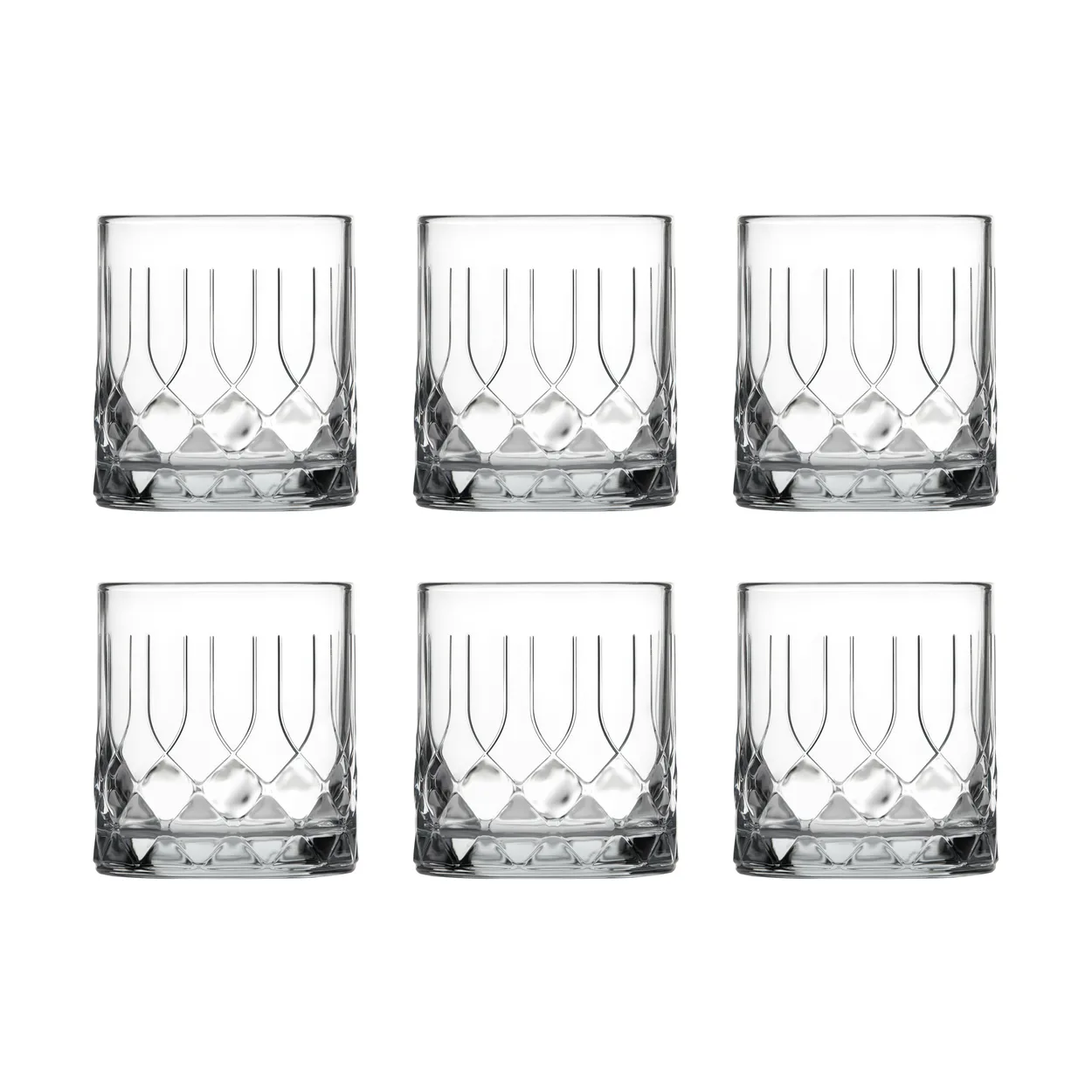 La Rochère Chicago tumbler whiskyglas 6-pack 34 cl