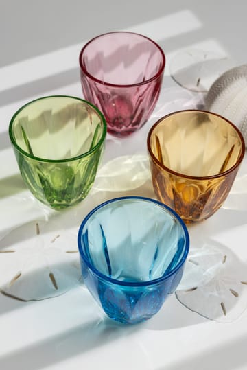 Lily vattenglas olika färger - 4 delar - La Rochère