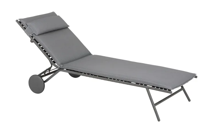 Miami II BeComfort solsäng - Silver - Lafuma