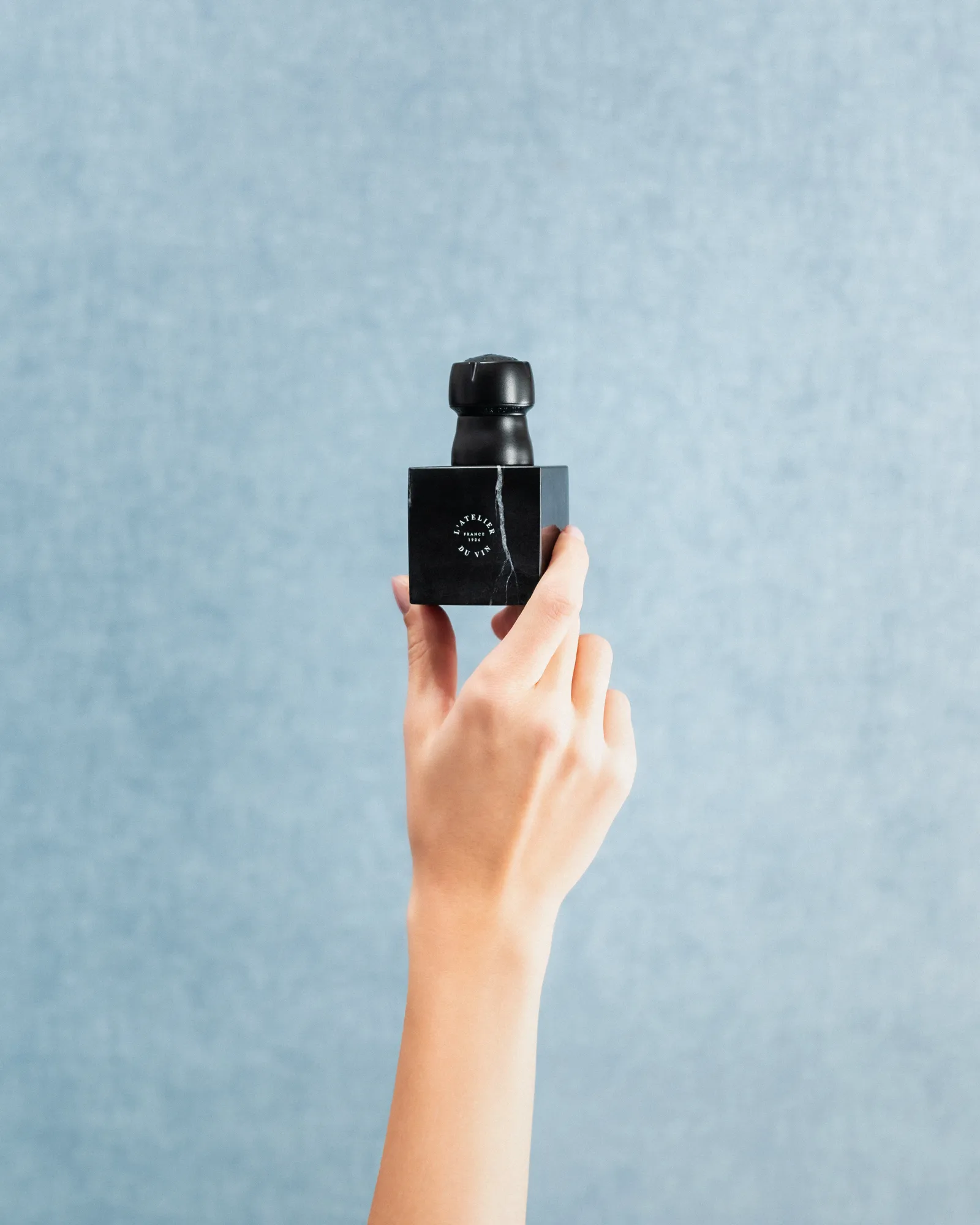 Champange korkstoppare, Svart-marmor L'Atelier du Vin