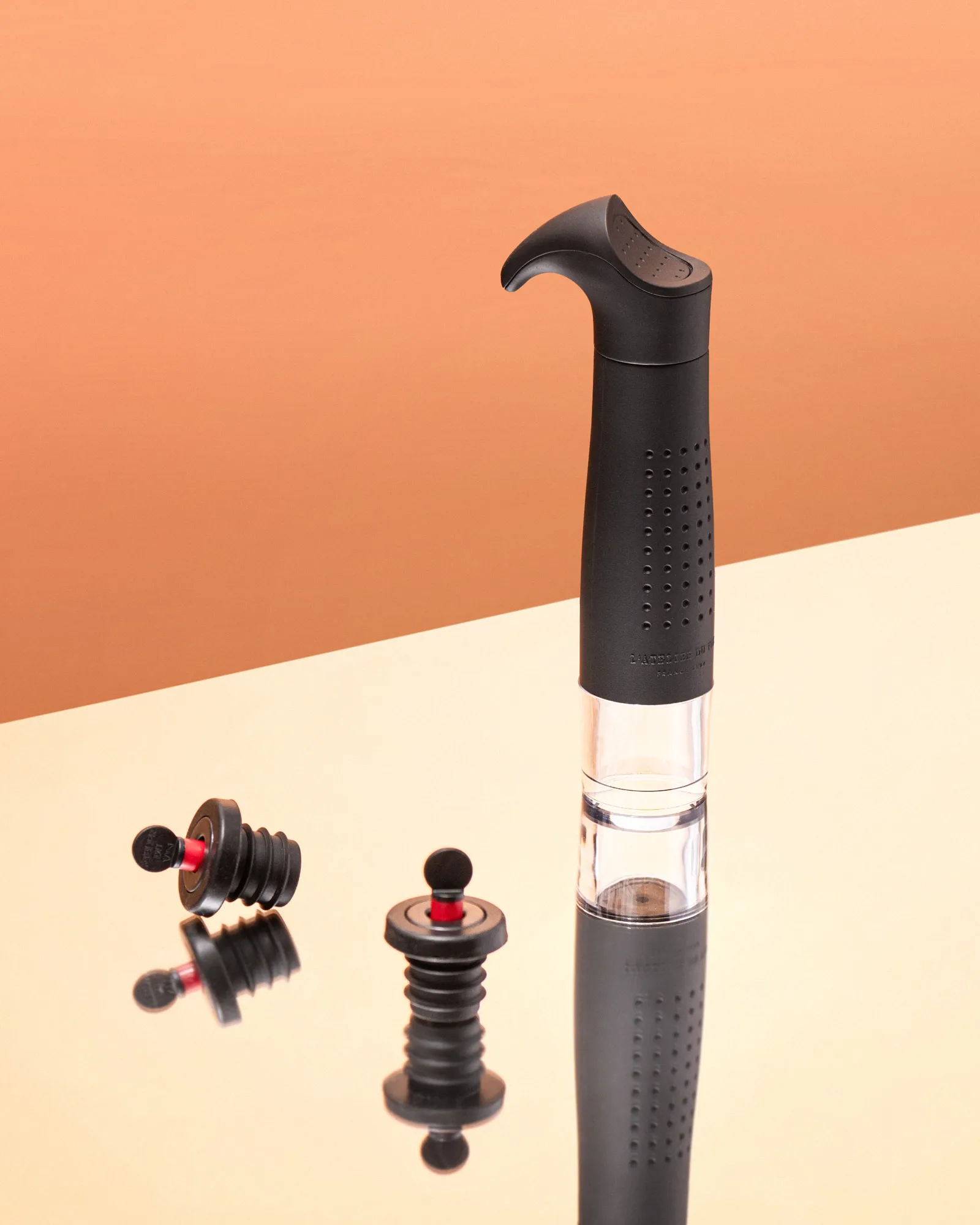 Gard'vin ON/OFF vakuumpump, Svart L'Atelier du Vin