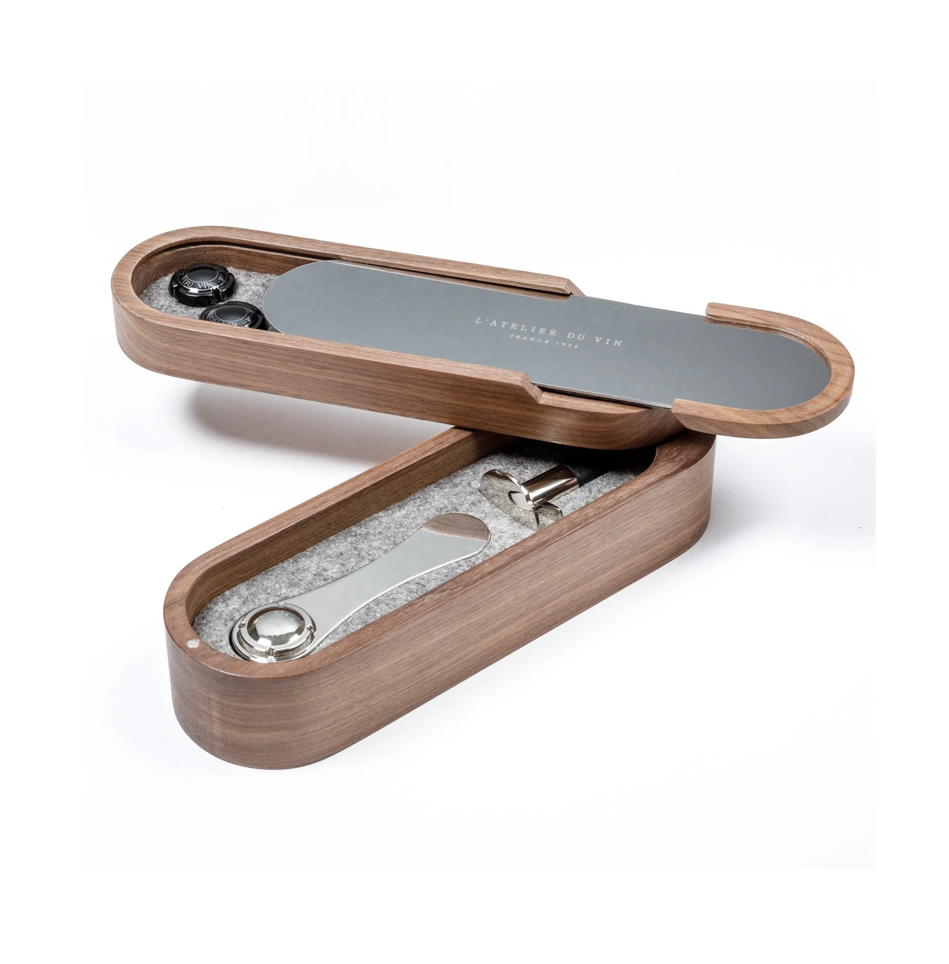 L'Atelier Sparkling champagneset, Valnöt L'Atelier du Vin