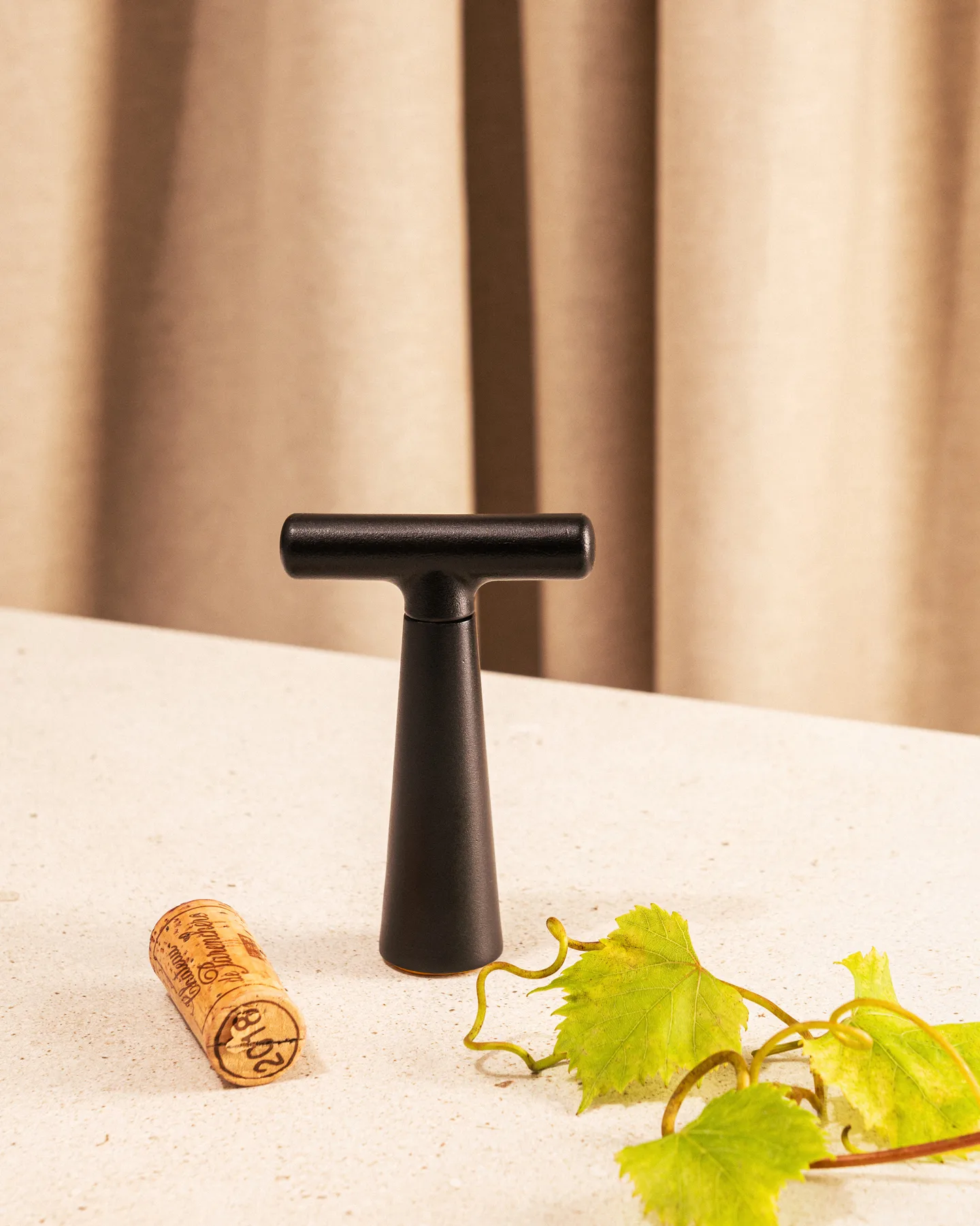 Le Vigneron korkskruv, Svart L'Atelier du Vin