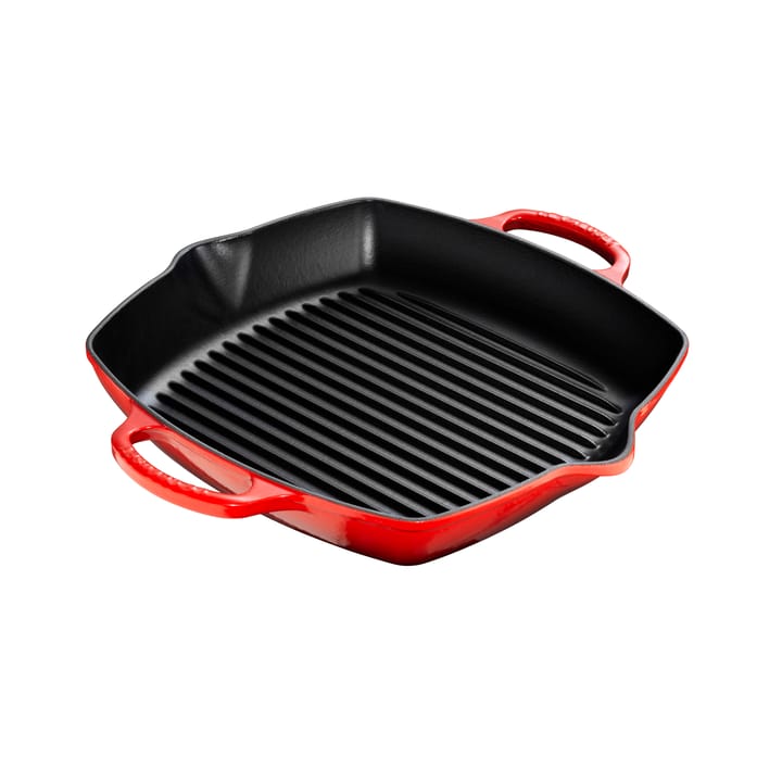 Djup kvadratisk grillpanna 30 cm, Cerise Le Creuset