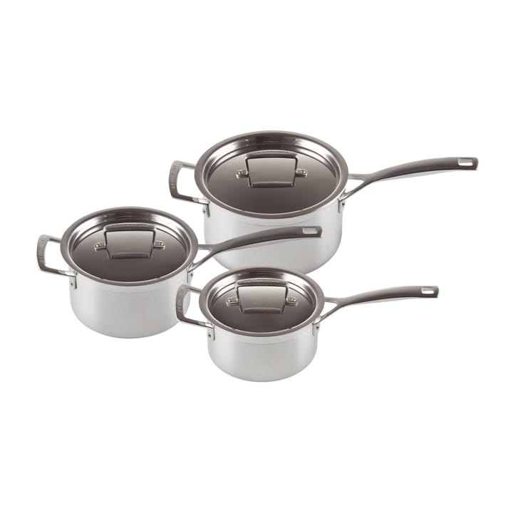 Le Creuset 3-Ply grytset - 3 delar - Le Creuset