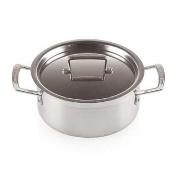 Le Creuset Le Creuset 3-Ply låg gryta med lock 3 l