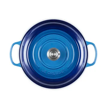 Le Creuset Classic gjutjärn buffétgryta glaslock - Azure, 3,5 L - Le Creuset