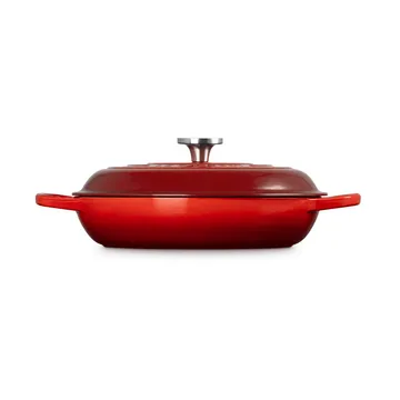 Le Creuset Classic gjutjärn buffétgryta glaslock - Cerise, 3,5 L - Le Creuset