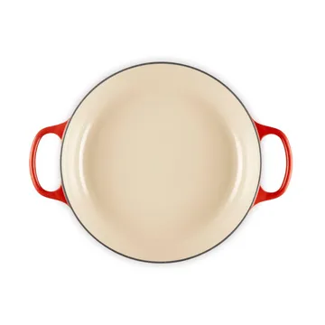 Le Creuset Classic gjutjärn buffétgryta glaslock - Cerise, 3,5 L - Le Creuset