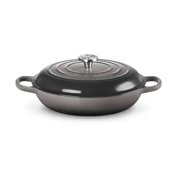 Le Creuset Classic gjutjärn buffétgryta glaslock - Flint, 3,5 L - Le Creuset