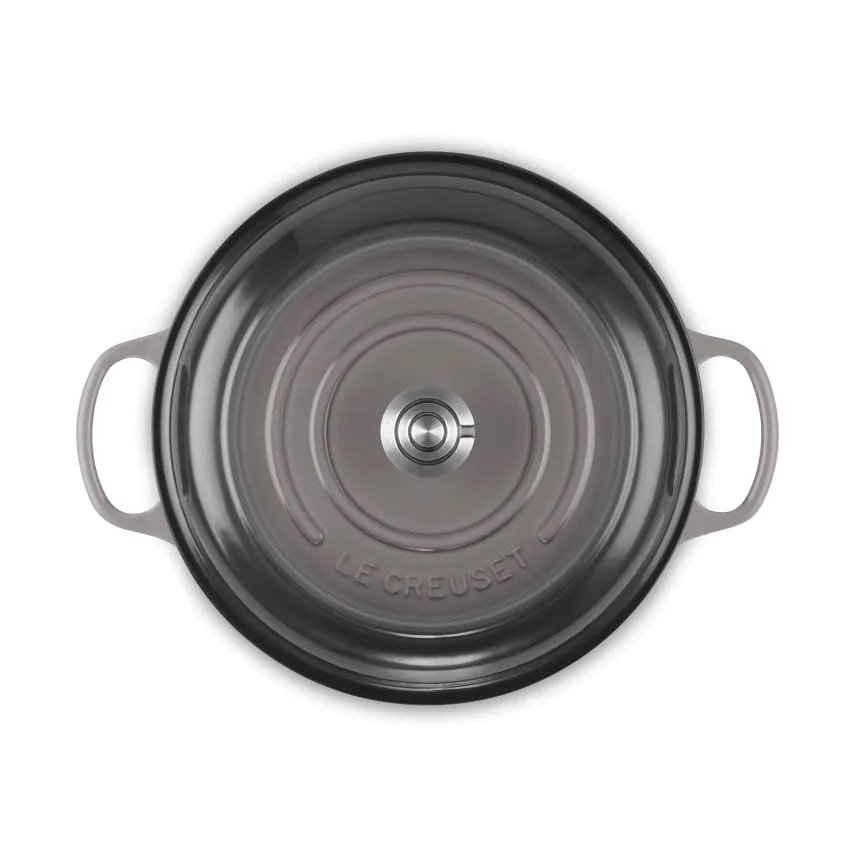 Le Creuset Classic gjutjärn buffétgryta glaslock, Flint, 3,5 L Le Creuset