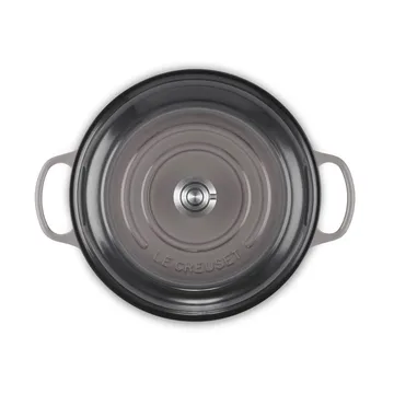 Le Creuset Classic gjutjärn buffétgryta glaslock - Flint, 3,5 L - Le Creuset