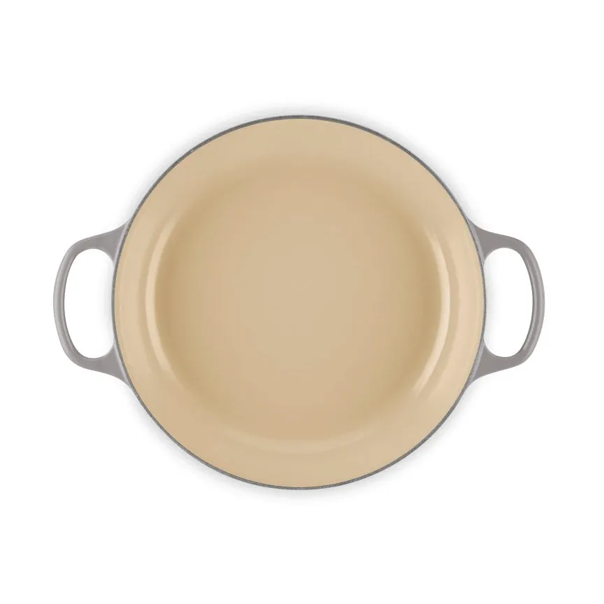 Le Creuset Classic gjutjärn buffétgryta glaslock, Flint, 3,5 L Le Creuset