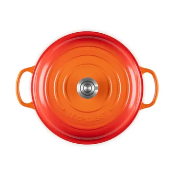 Le Creuset Classic gjutjärn buffétgryta glaslock - Volcanic, 3,5 L - Le Creuset