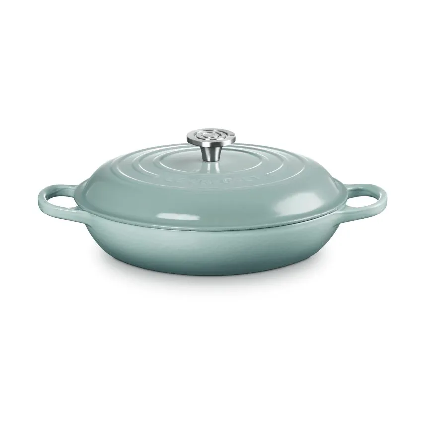 Le Creuset Le Creuset Classic gjutjärn buffétgryta Sea Salt, 3,5 L