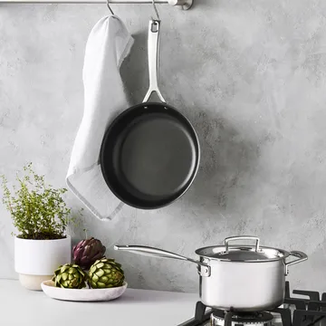 Le Creuset gryt- och stekpanneset - Rostfritt stål, 2 delar - Le Creuset