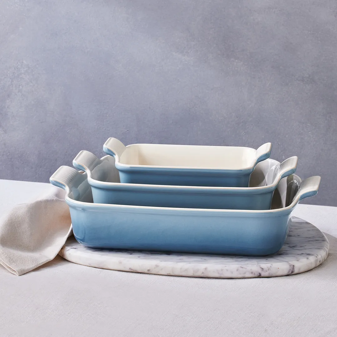 Le Creuset Heritage ugnsform 26 cm, Chambray Le Creuset