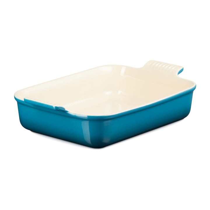 Le Creuset Heritage ugnsform 32 cm, Deep teal Le Creuset