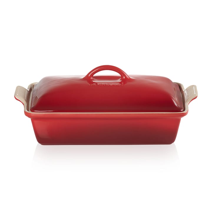 Le Creuset Heritage ugnsform med lock 3.8 l - Cerise - Le Creuset