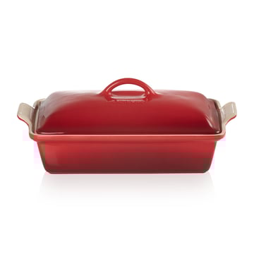 Le Creuset Le Creuset Heritage ugnsform med lock 3.8 l Cerise