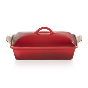 Le Creuset Le Creuset Heritage ugnsform med lock 3.8 l Cerise