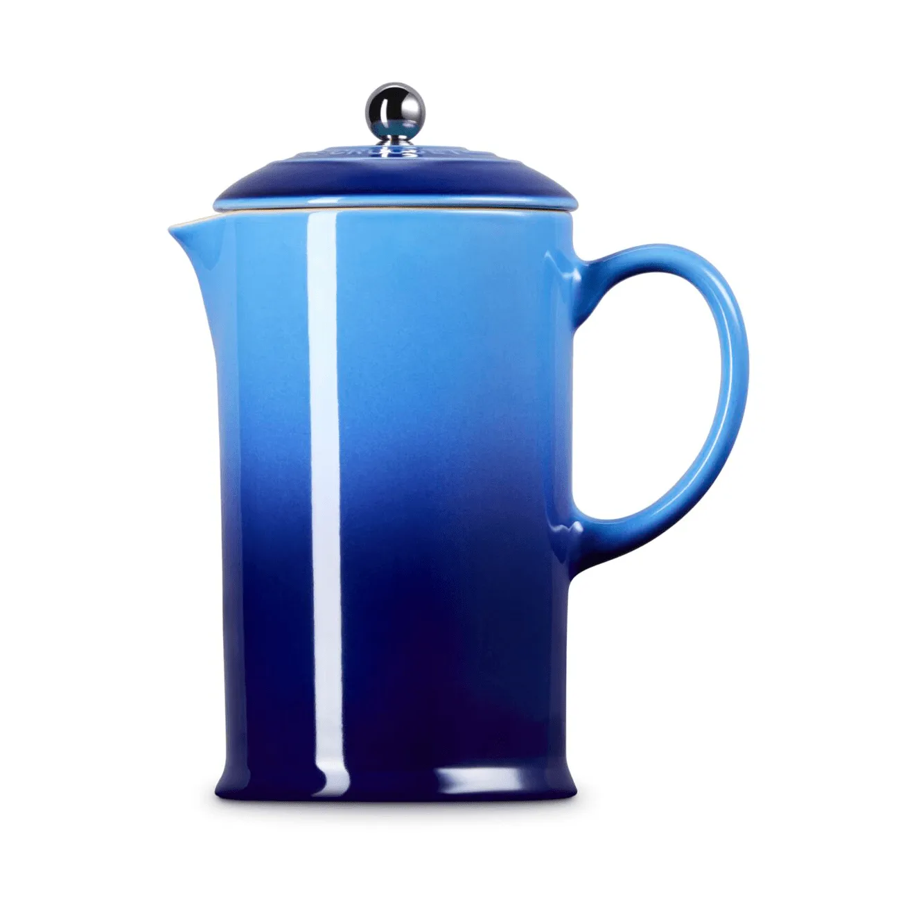 Le Creuset kaffekanna med press, Azure, 1 L Le Creuset