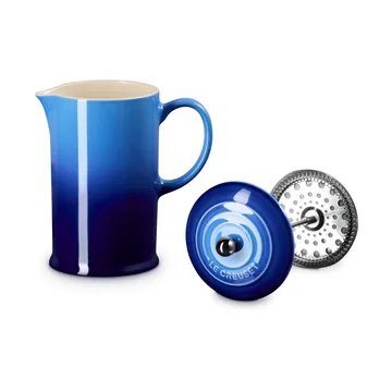 Le Creuset kaffekanna med press - Azure, 1 L - Le Creuset