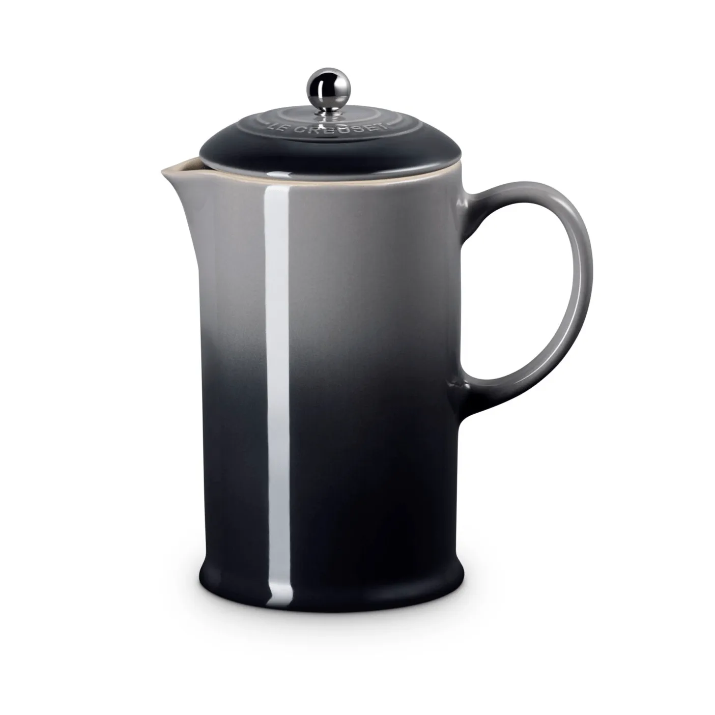 Le Creuset kaffekanna med press, Flint, 1 L Le Creuset