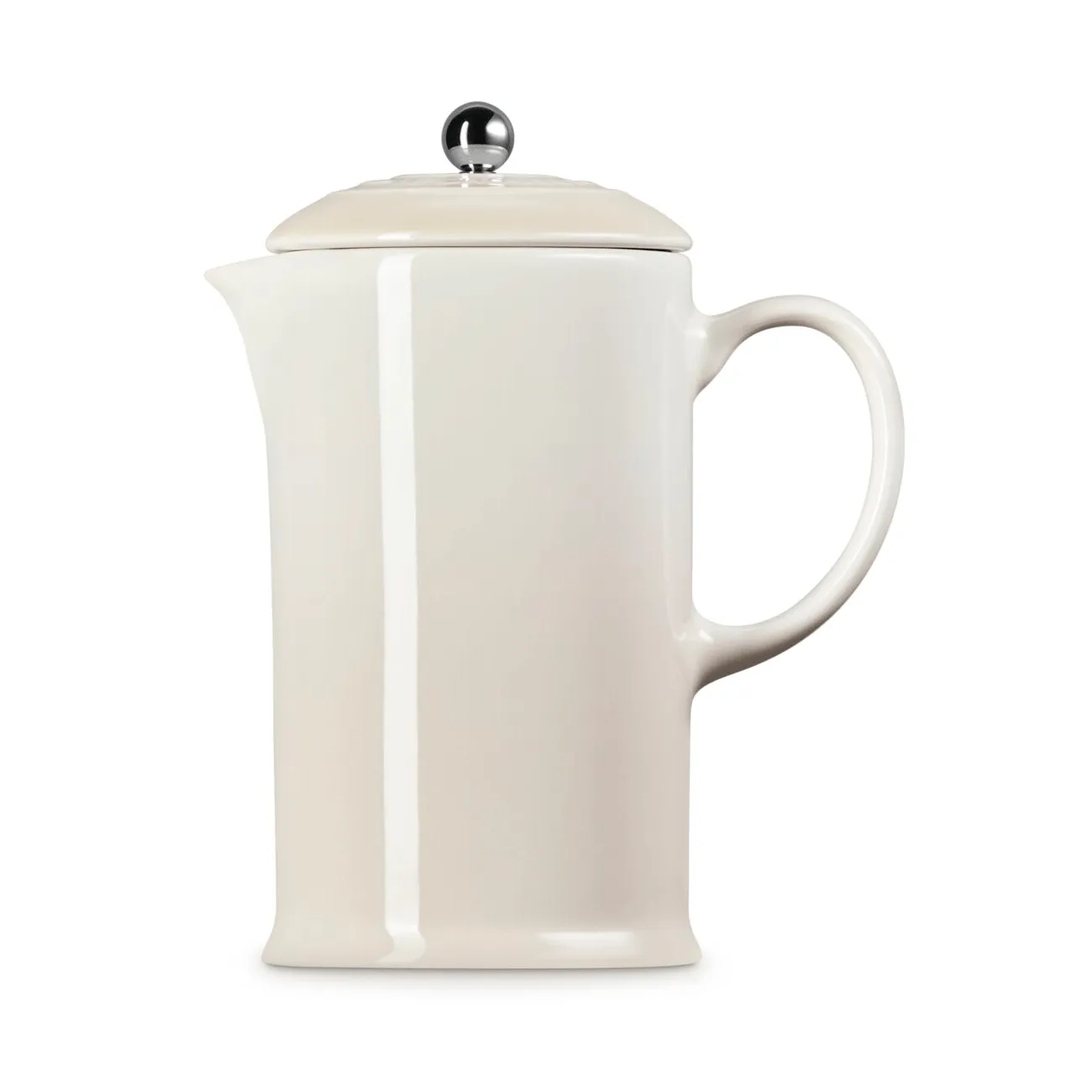 Le Creuset kaffekanna med press, Meringue, 1 L Le Creuset