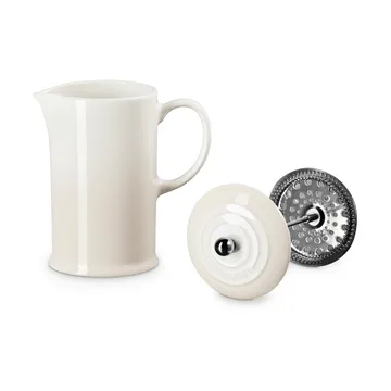 Le Creuset kaffekanna med press - Meringue, 1 L - Le Creuset