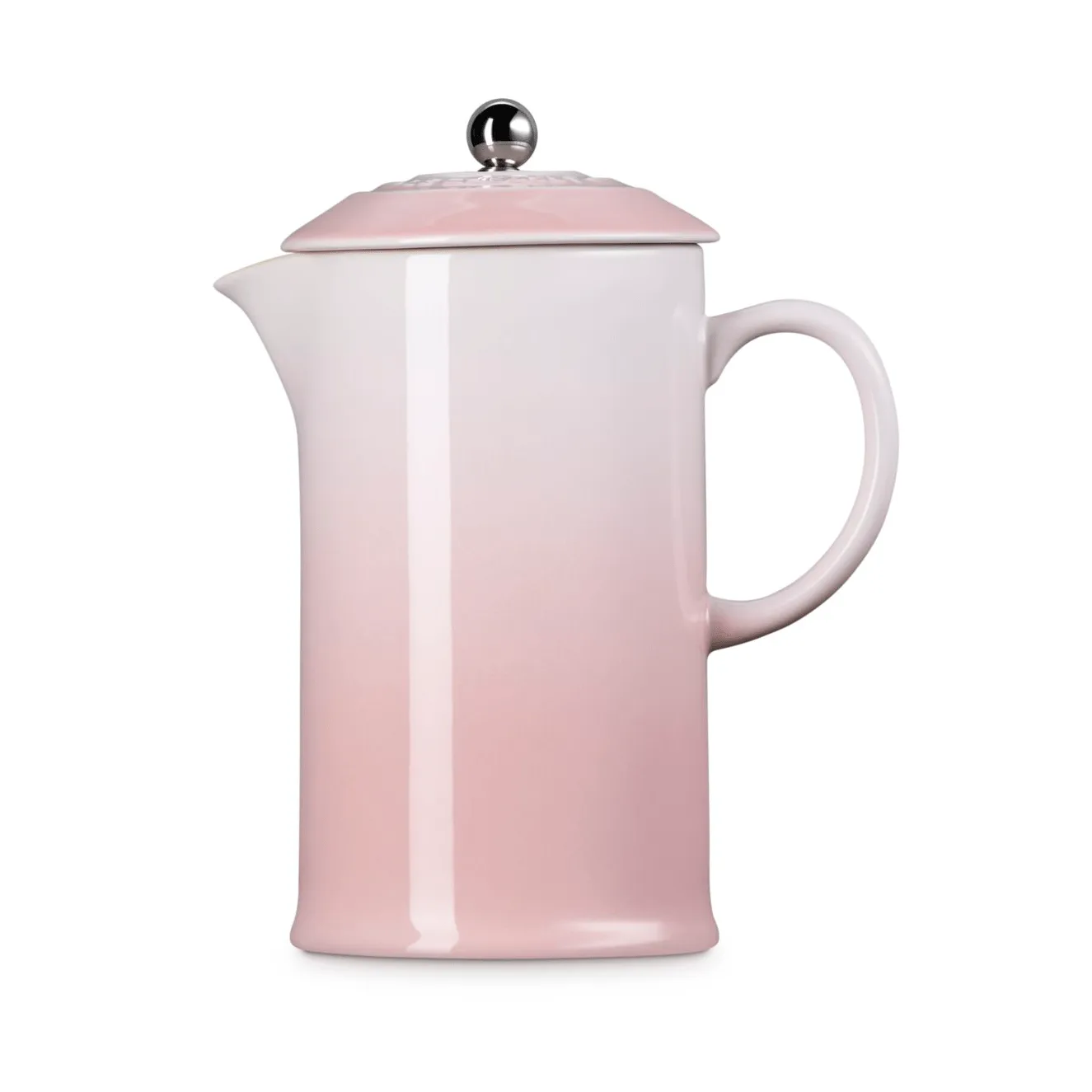 Le Creuset kaffekanna med press, Shell Pink, 1 L Le Creuset