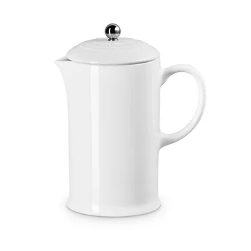 Le Creuset kaffekanna med press - White, 1 L - Le Creuset