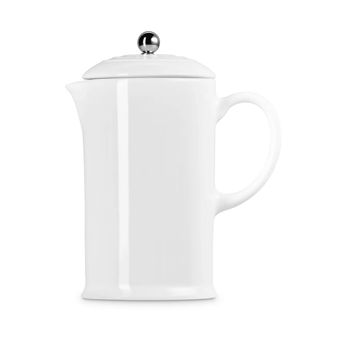 Le Creuset kaffekanna med press, White, 1 L Le Creuset