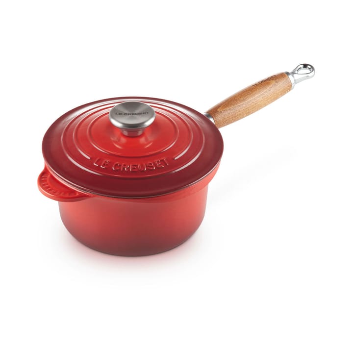 Le Creuset kastrull med trähandtag 1,8 l - Cerise - Le Creuset