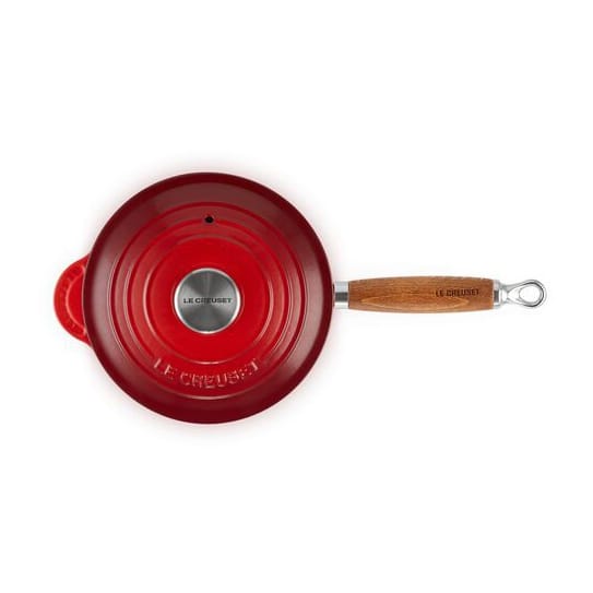 Le Creuset kastrull med trähandtag 1,8 l, Cerise Le Creuset