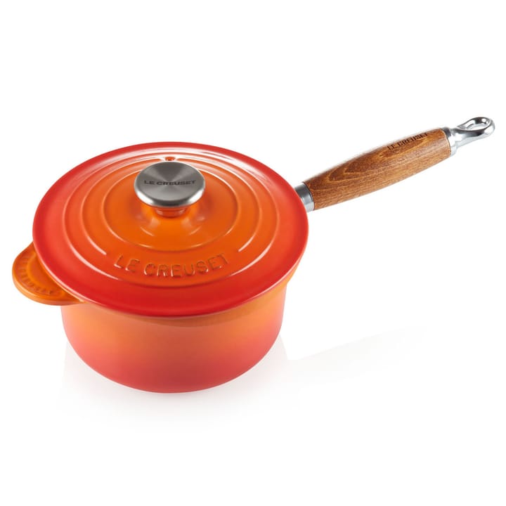 Le Creuset kastrull med trähandtag 1,8 l - Volcanic - Le Creuset