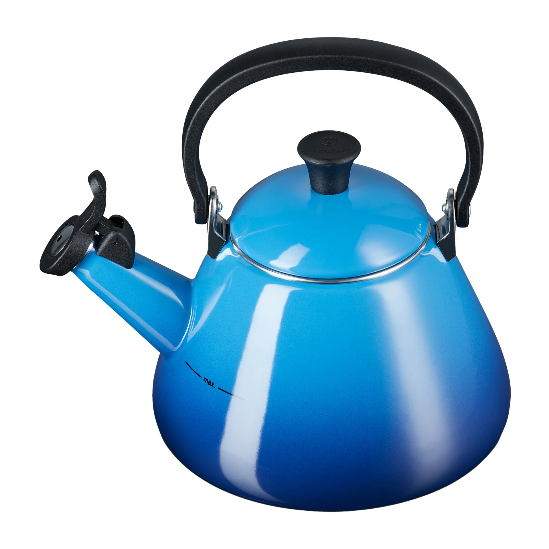 Le Creuset Kone vattenkittel med vissla, Azure blue Le Creuset