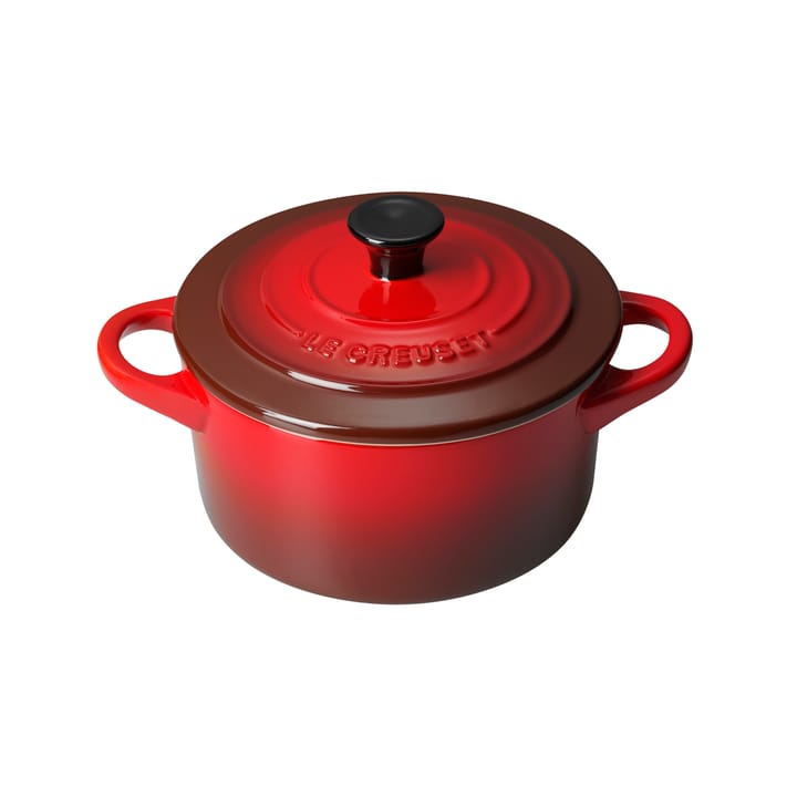 Le Creuset minigryta 10 cm, Cerise Le Creuset