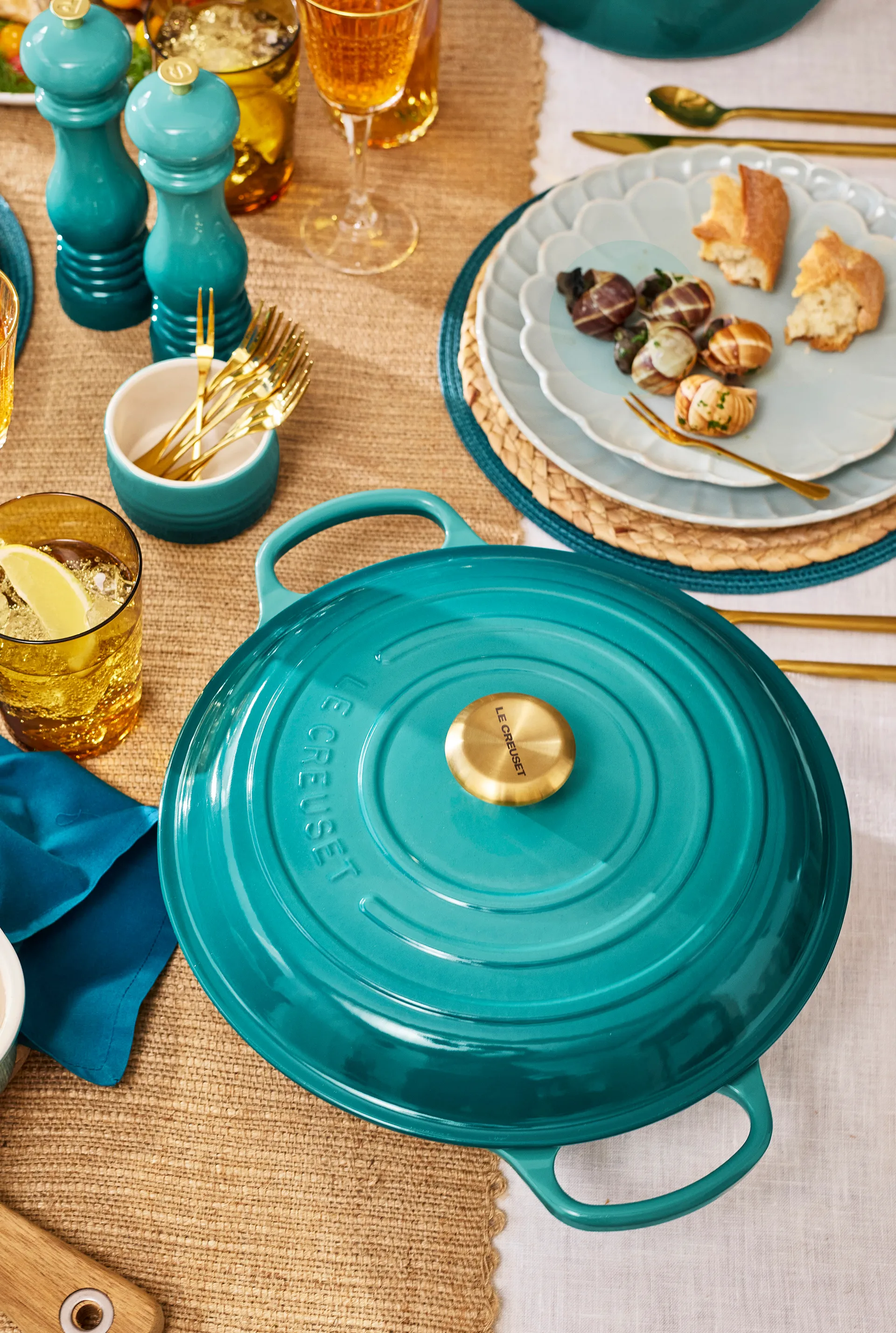 Le Creuset ramekin stapelbar, Bleu Riviera Le Creuset