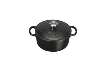 Le Creuset Le Creuset rund gryta Ø22 cm Mattsvart