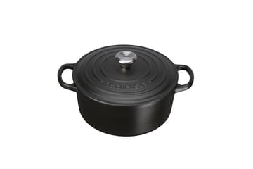 Le Creuset rund gryta Ø22 cm - Mattsvart - Le Creuset