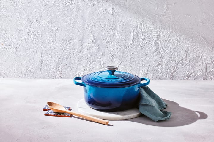 Le Creuset rund gryta 5,3 l, Azure blue Le Creuset