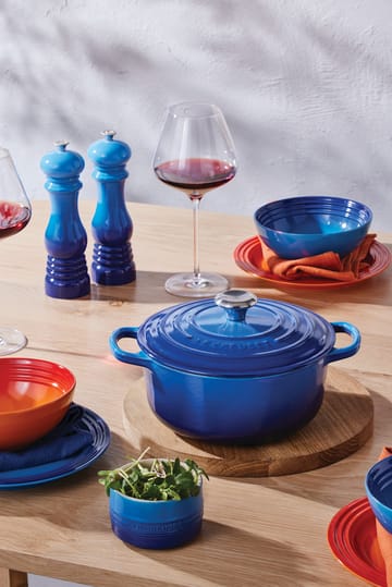 Le Creuset Signature djup tallrik 16 cm - Azure blue - Le Creuset