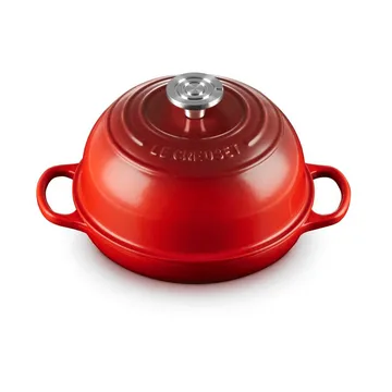 Le Creuset Signature gjutjärn brödform - Cerise, 1,6 L, 24 cm - Le Creuset