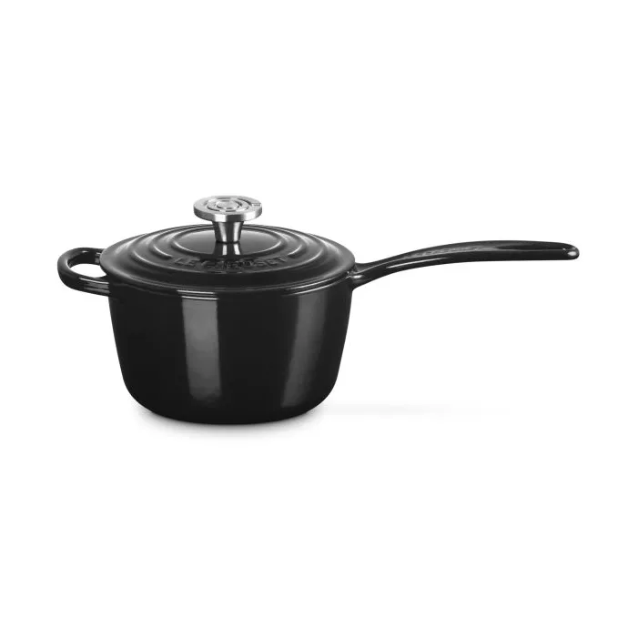 Le Creuset Signature gjutjärn kastrull, Black, 1,5 L Le Creuset