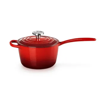 Le Creuset Signature gjutjärn kastrull - Cerise, 1,5 L - Le Creuset