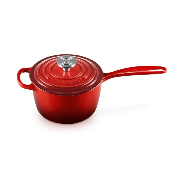 Le Creuset Signature gjutjärn kastrull, Cerise, 1,5 L Le Creuset
