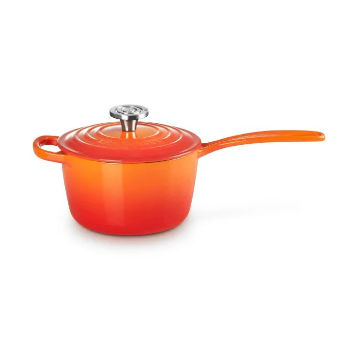 Le Creuset Signature gjutjärn kastrull - Volcanic, 1,5 L - Le Creuset